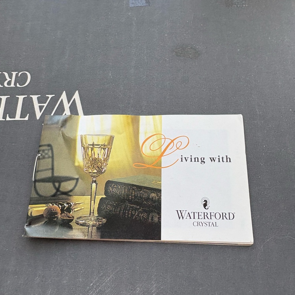 🏡Waterford Cut Crystal Hurricane Candle Holder in Original Box - Picture 10 of 13